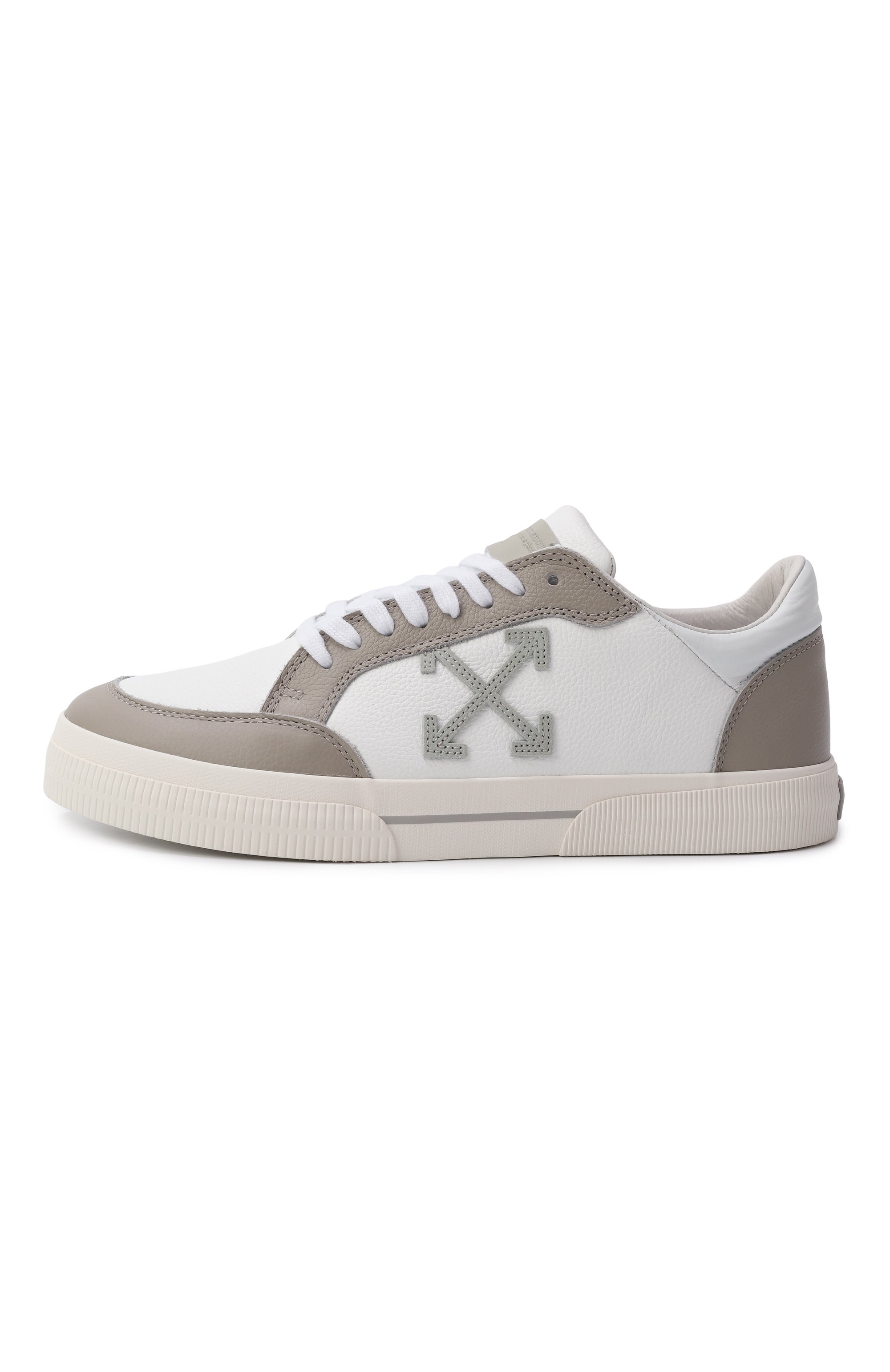 Кожаные кеды new low vulcanized OFF-WHITE, арт. 0MIA293S25LEA001, фото 4