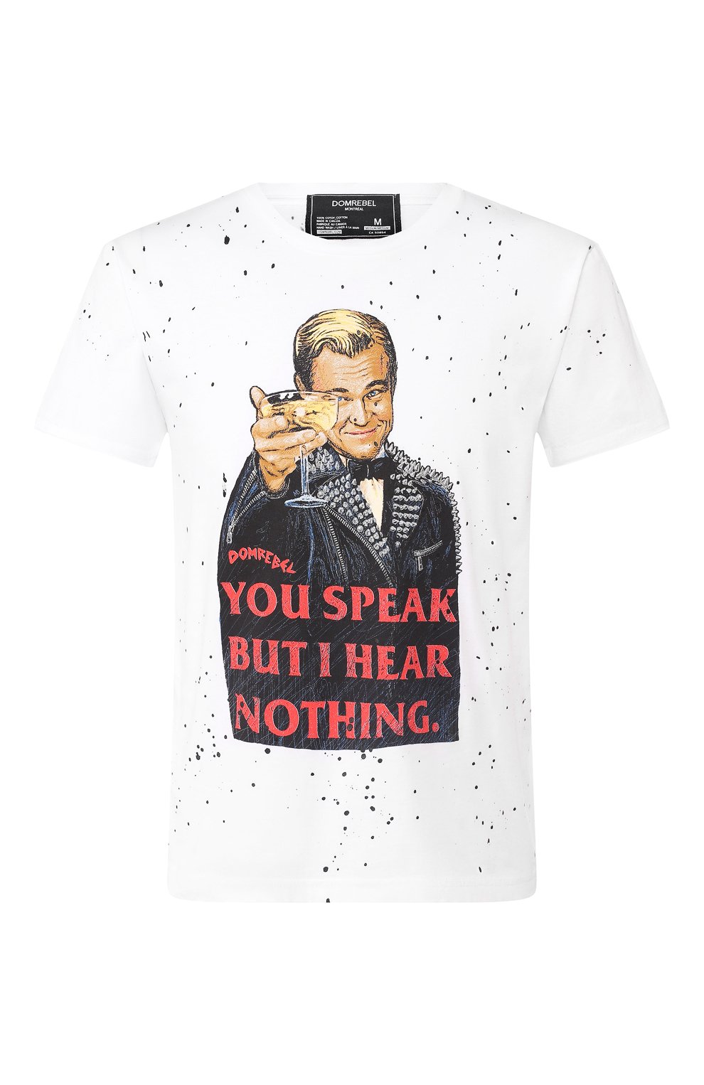 Хлопковая футболка DOMREBEL, арт. CHEERS/T-SHIRT/PAINT, фото 1