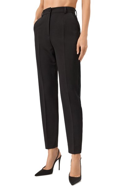 Брюки из шерсти и шелка DOLCE & GABBANA, арт. FTAM0T/FU21E, фото 3