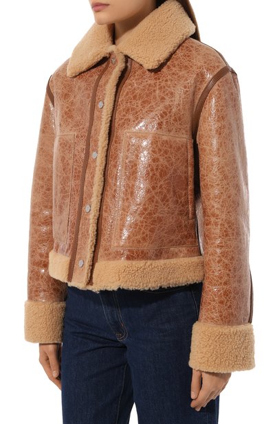 Дубленка из овчины ANNE VEST бежевого цвета по цене 254500 руб., арт. FW24/01/33944/16, фото 3 Дубленка из овчины ANNE VEST, арт. FW24/01/33944/16, фото 3