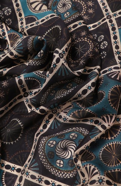 Шелковый платок византийский орнамент GOURJI, арт. T21VISBL7R/1, фото 5