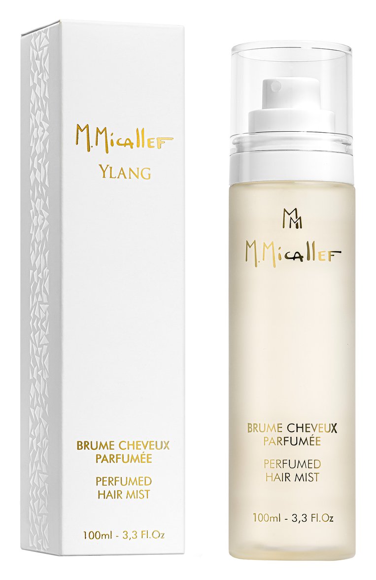 Парфюмерный спрей для волос ylang (100ml) M. MICALLEF бесцветного цвета, арт. 3760231014821 | Фото 2 (Региональные ог�раничения белый список (Axapta Mercury): Не проставлено; Тип аромата: Цветочный, Фруктовый; Нос: Не проставлено; Тип продукта - парфюмерия: Дымка; Ограничения доставки: flammable)
