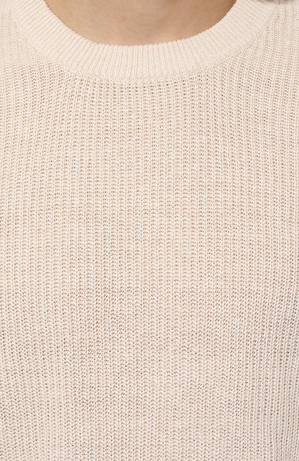 Джемпер изо льна и хлопка BRUNELLO CUCINELLI, арт. M2L70B2257, фото 5