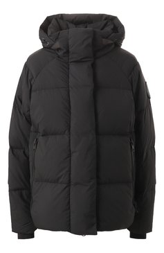 Женский пуховик junction CANADA GOOSE черного цвета, арт. 2602LB | Фото 1 (Длина (верхняя одежда): Короткие; Материал сплава: Проставлено; Драгоценные камни: Проставлено; Рукава: Длинные; Материал подклада: Синтетический материал; Стили: Кэжуэл; Кросс-КТ: Пуховик; Материал внешний: Синтетический материал)