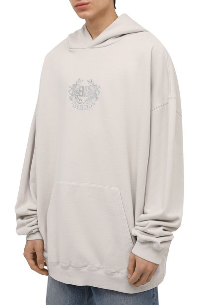 Хлопковое худи BALENCIAGA, арт. 620973/TKV72, фото 3