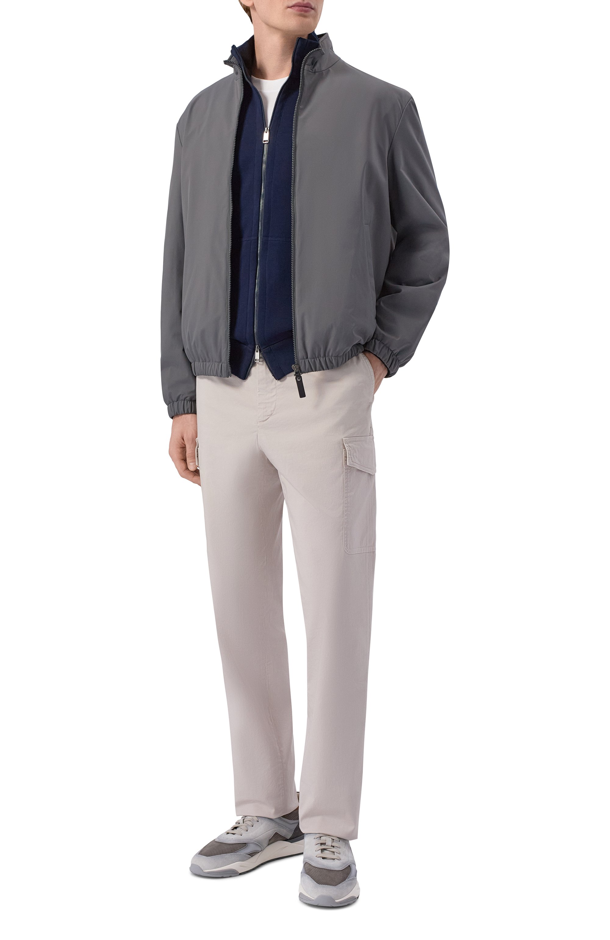 Замшевые кроссовки innova SANTONI, арт. MBIG22112BGRGMEU, фото 2