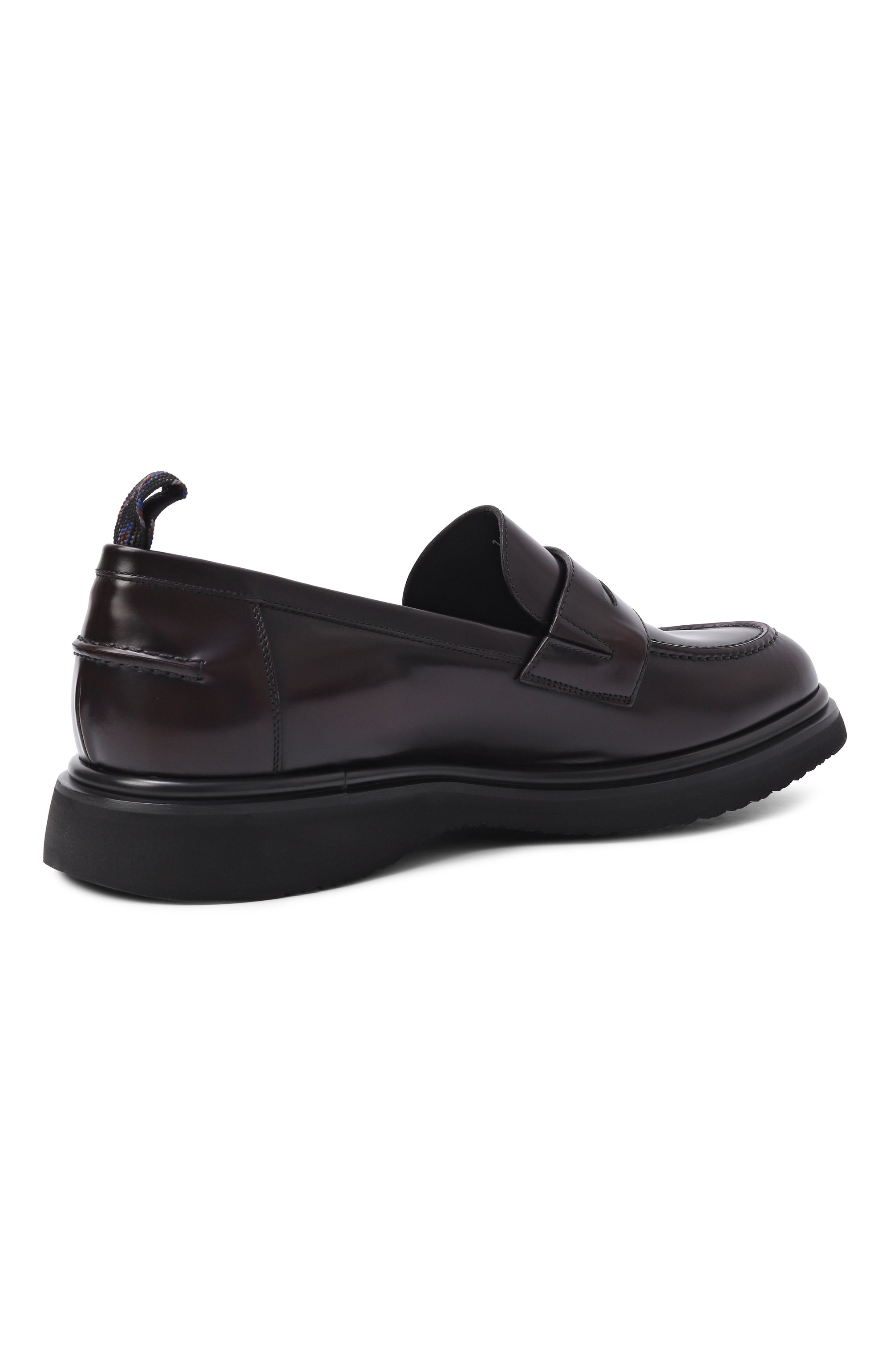 Кожаные пенни-лоферы BLU BARRETT, арт. CITY354-014.7/P0LISHED B, фото 5