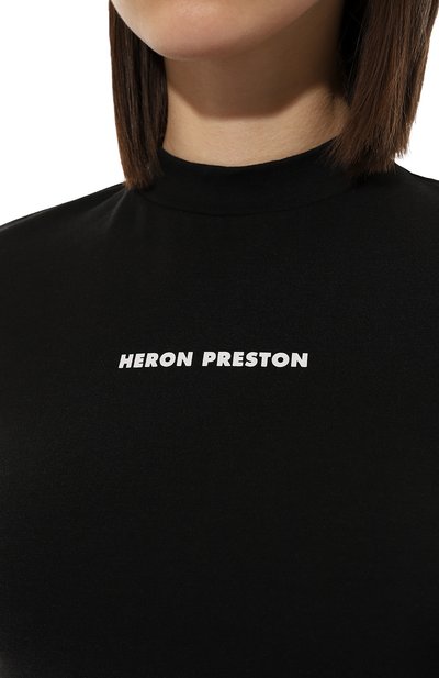 Футболка HERON PRESTON черного цвета по цене 23900 руб., арт. HWAA022C99JER0011001, фото 5 Футболка HERON PRESTON, арт. HWAA022C99JER0011001, фото 5