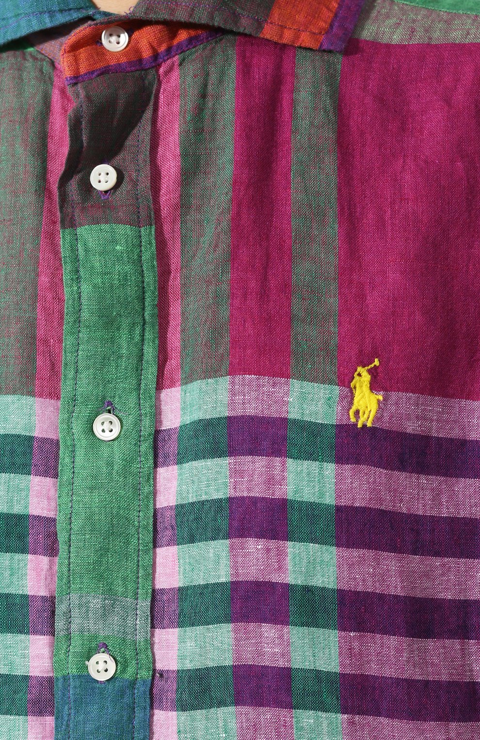 Льняное платье POLO RALPH LAUREN разноцветного цвета по цене 17400 руб., арт. 211792994, фото 5 Льняное платье POLO RALPH LAUREN, арт. 211792994, фото 5