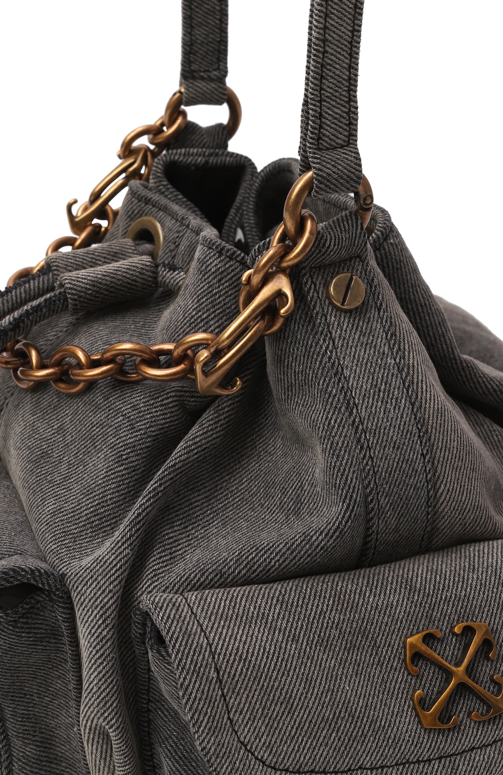 Сумка dumbo bucket OFF-WHITE, арт. 0WMY002F25DEN002, фото 3