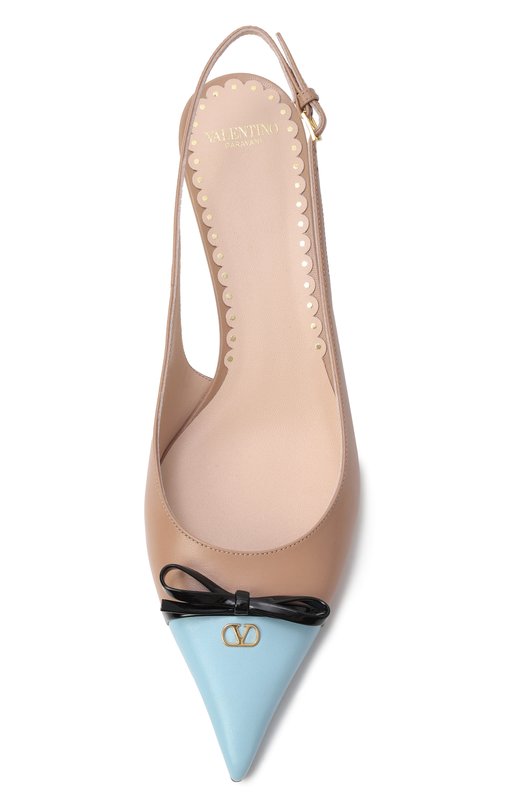 Кожаные туфли Bepointy 45 Valentino 6W2S0LL3/YEA Бежевый  6W2S0LL3/YEA Фото 6