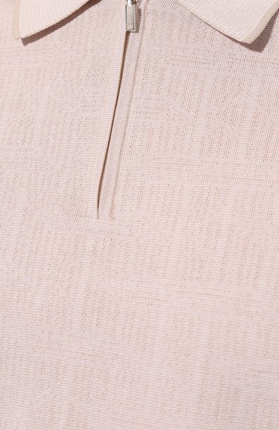 Поло из хлопка и шелка ZILLI, арт. MBZ-PZ112-REGI1/MC01, фото 5
