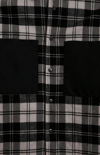 Двусторонняя куртка-рубашка ASPESI черно-белого цвета по цене 36400 руб., арт. F24036GMC3153/14A-16A, фото 3 Двусторонняя куртка-рубашка ASPESI, арт. F24036GMC3153/14A-16A, фото 3