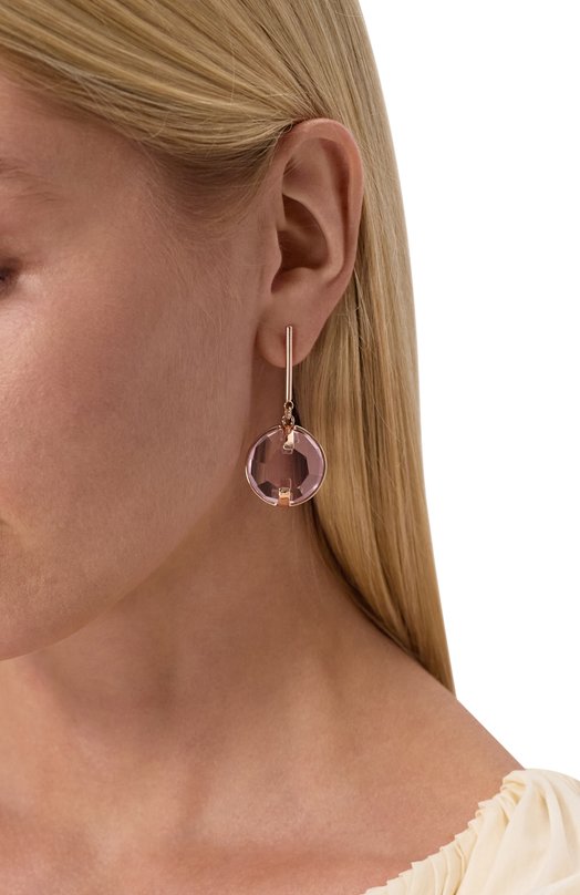 Серьги Crystalline Jewellery 390C Розовый  390C Фото 2
