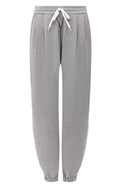 Хлопковые джоггеры MIU MIU, арт. MJP268-1Z9J-F0031, фото 1