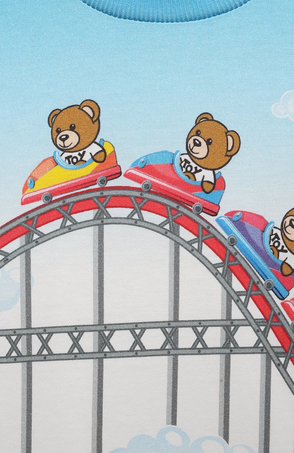 Хлопковая футболка MOSCHINO, арт. HPM03U/LAA23/4-8, фото 3