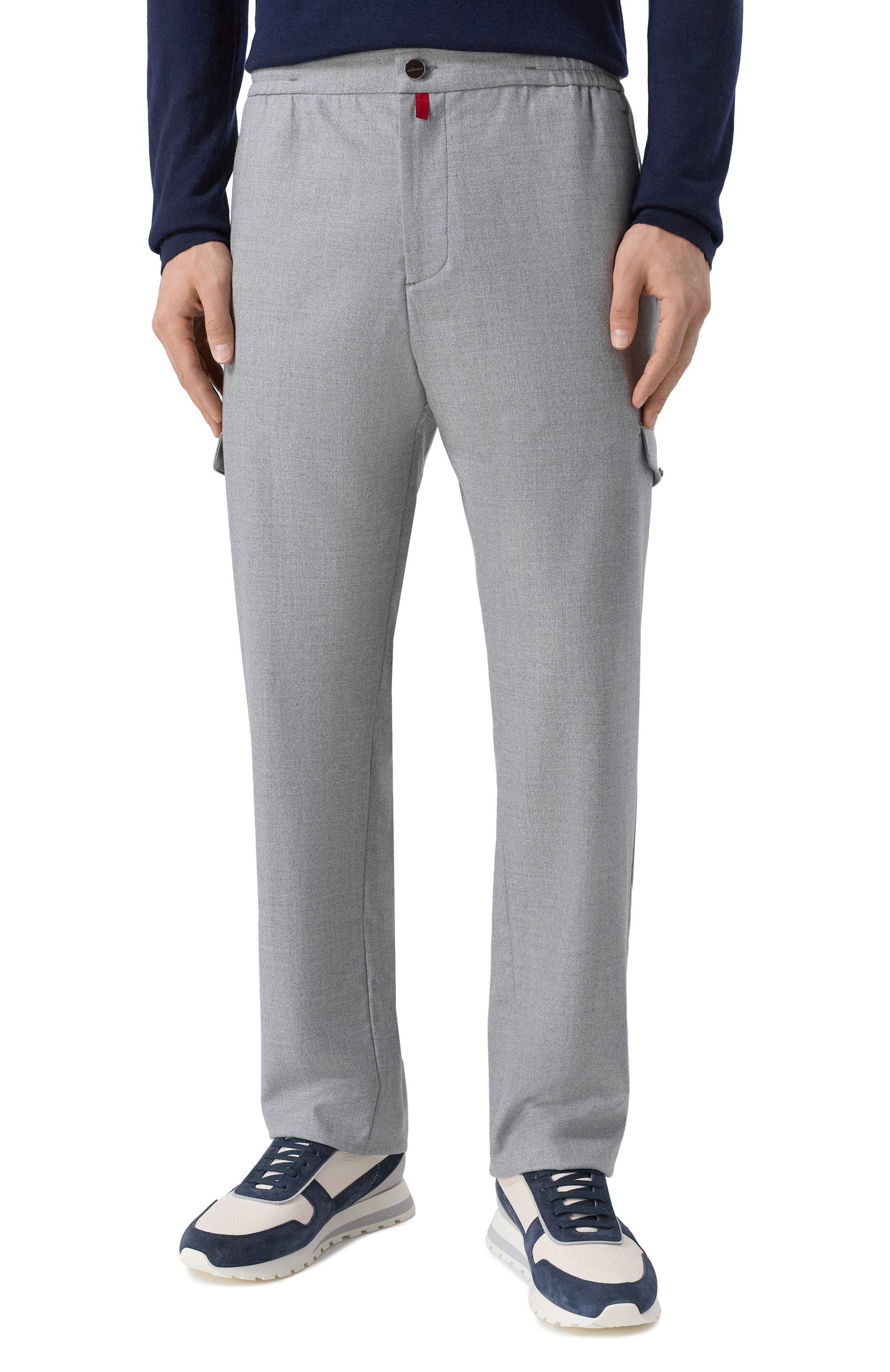 Шерстяные брюки KITON, арт. UPLACTRK0170H01, фото 3