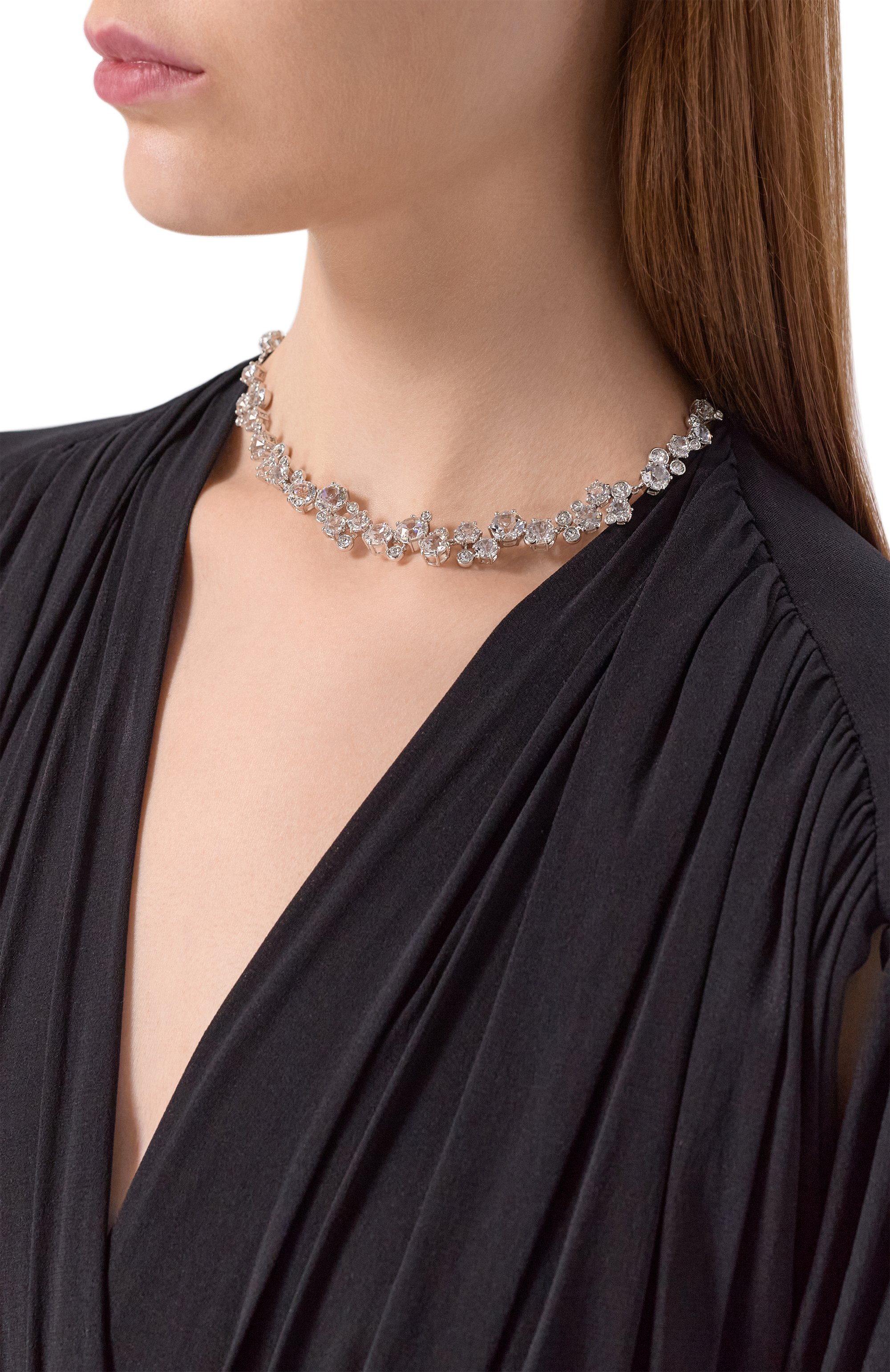 Колье constella SWAROVSKI серебряного цвета по цене 73900 руб., арт. 5738285, фото 2 Колье constella SWAROVSKI, арт. 5738285, фото 2