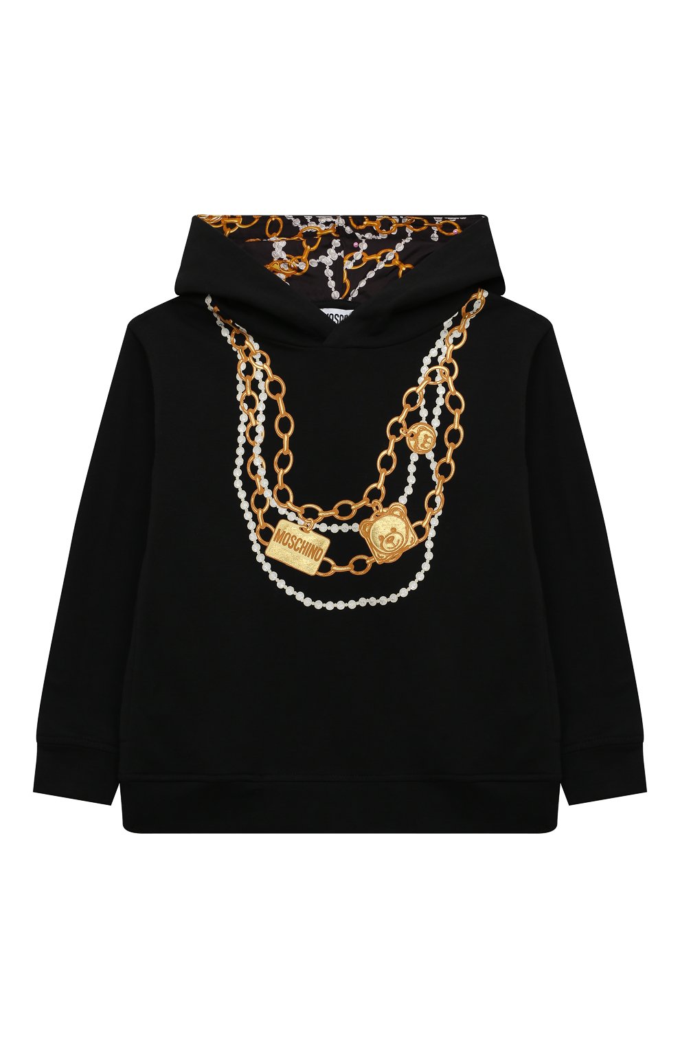 Хлопковое худи MOSCHINO, арт. HDF03Y/LDA16/10A-14A, фото 1