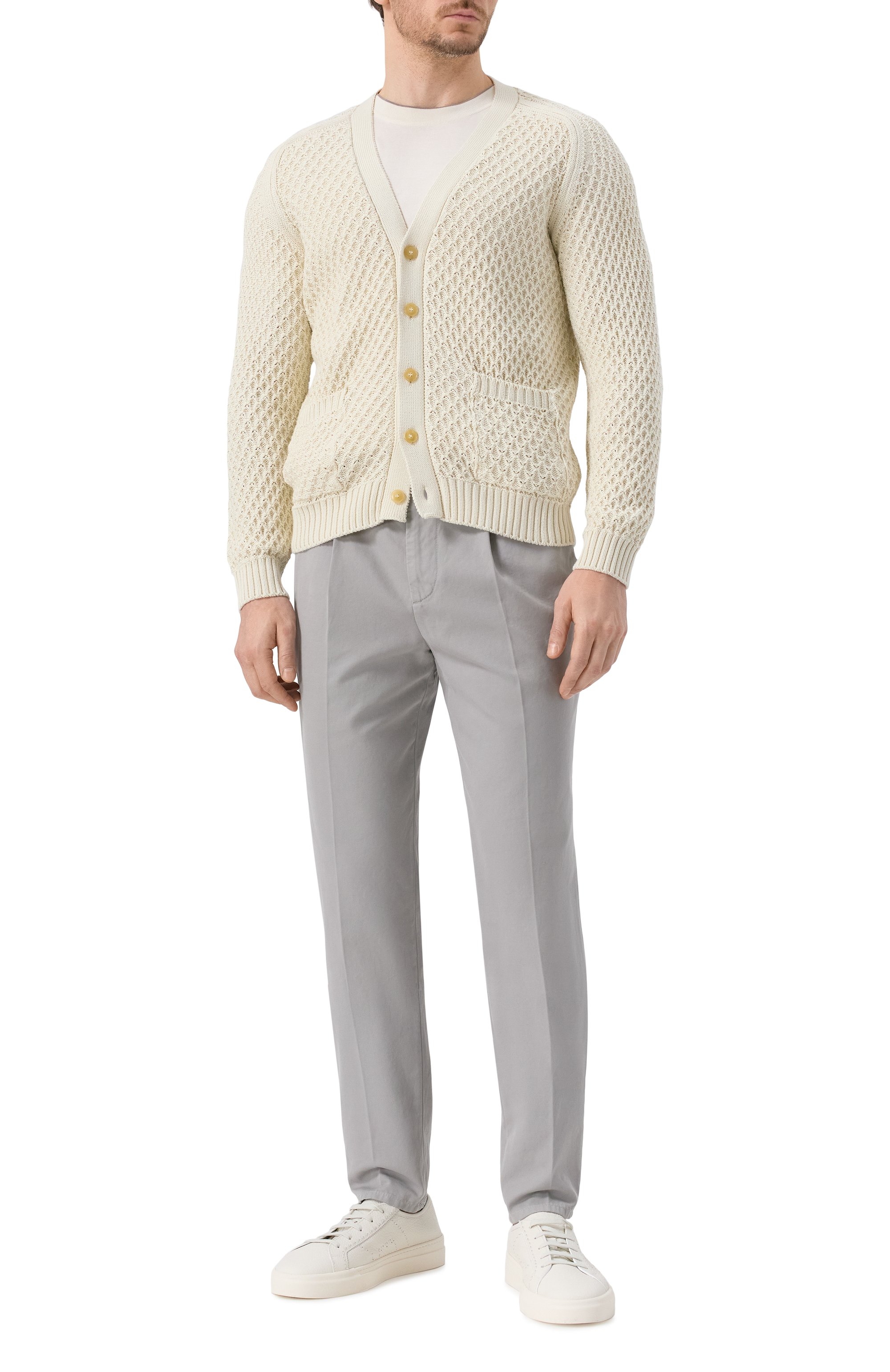 Хлопковый кардиган CANALI, арт. C1093/MK02273, фото 2