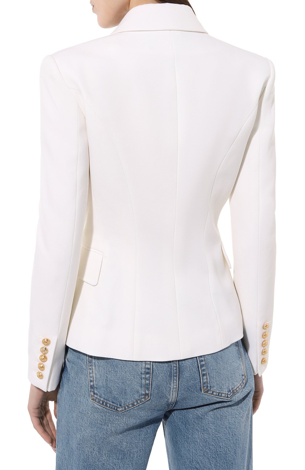 Шерстяной жакет BALMAIN, арт. AF0SG000WB05, фото 4