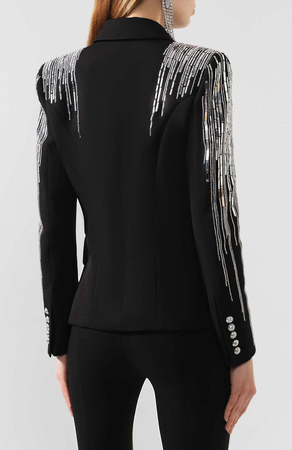 Шерстяной жакет BALMAIN, арт. TF07110/P060, фото 4
