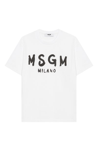Хлопковая футболка MSGM KIDS, арт. F6MSJUTH010