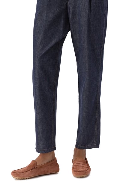 Замшевые мокасины city gommino TOD’S коричневого цвета по цене 69700 руб., арт. XXW10L00010RE0, фото 3 Замшевые мокасины city gommino TOD’S, арт. XXW10L00010RE0, фото 3