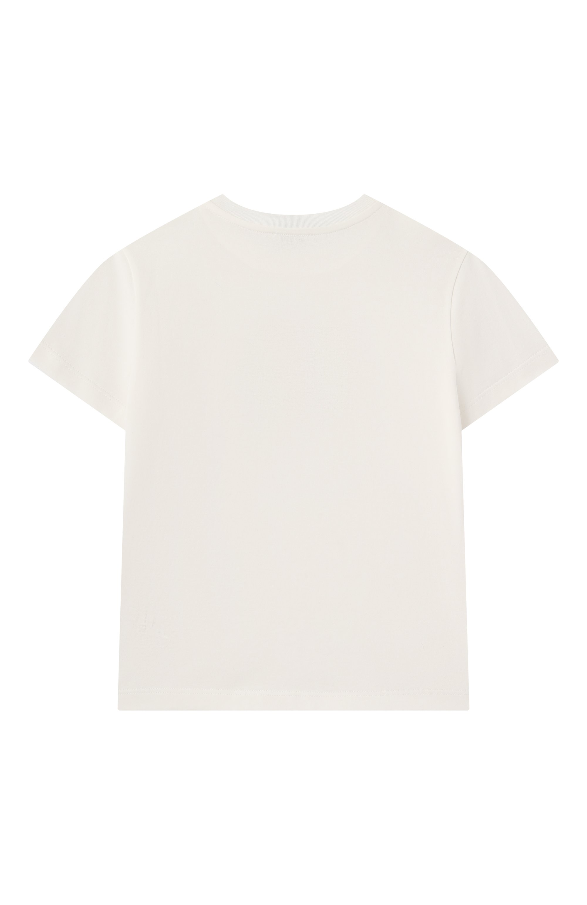 Хлопковая футболка DOLCE & GABBANA белого цвета по цене 34300 руб., арт. L5JT0X/G700X/8-14, фото 2 Хлопковая футболка DOLCE & GABBANA, арт. L5JT0X/G700X/8-14, фото 2