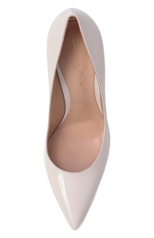 Кожаные туфли Gianvito 105 Gianvito Rossi G28470.15RIC.NUI0FFW Белый  G28470.15RIC.NUI0FFW Фото 6