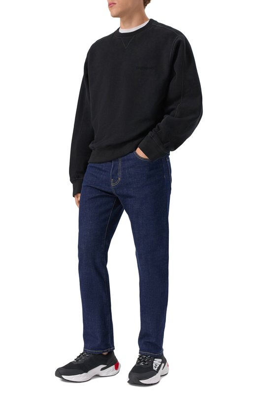 Текстильные кроссовки Faster Dsquared2 SNM0450/59203115 Чёрно-белый  SNM0450/59203115 Фото 2