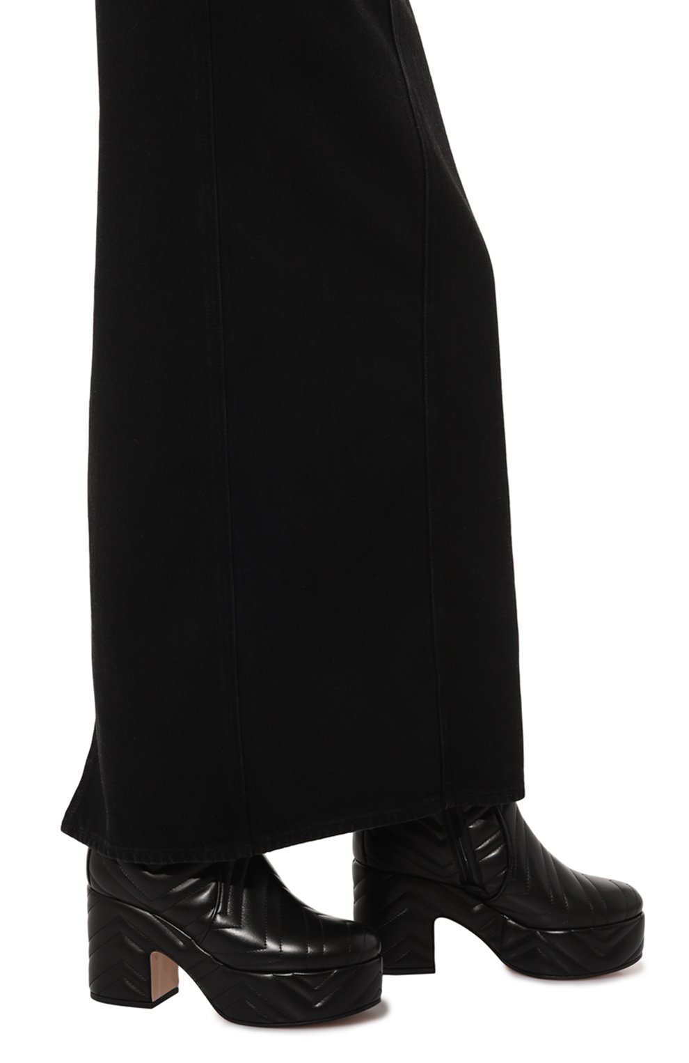 Кожаные ботильоны marmont GUCCI, арт. 659171/BK000, фото 3