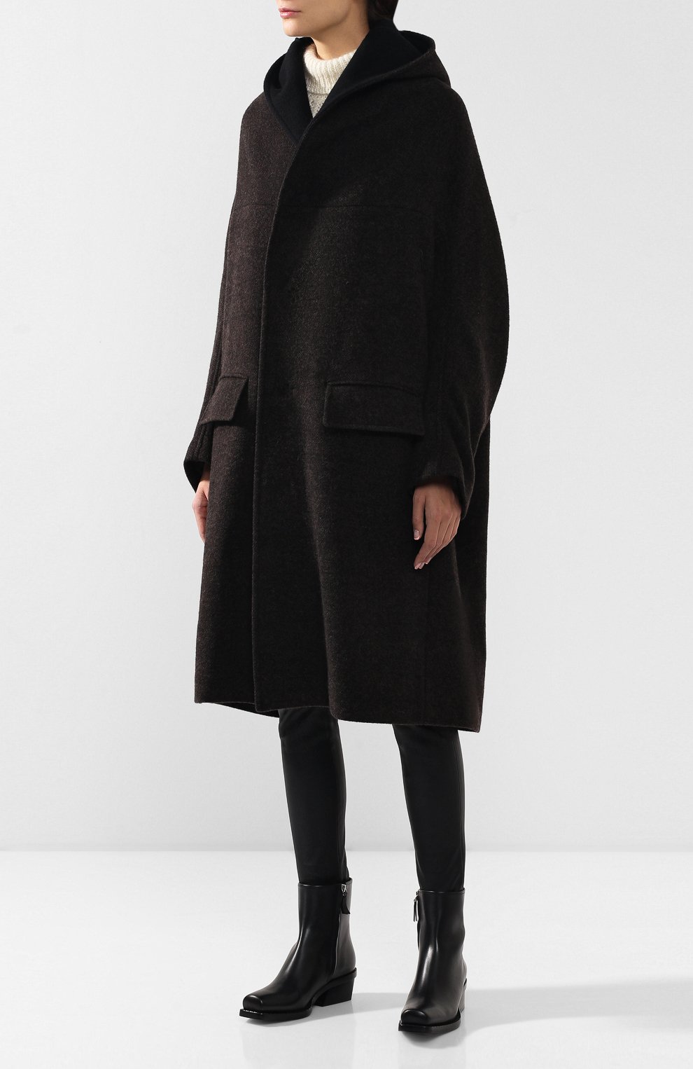 Кашемировое пальто YOHJI YAMAMOTO, арт. YJ-C01-127, фото 3