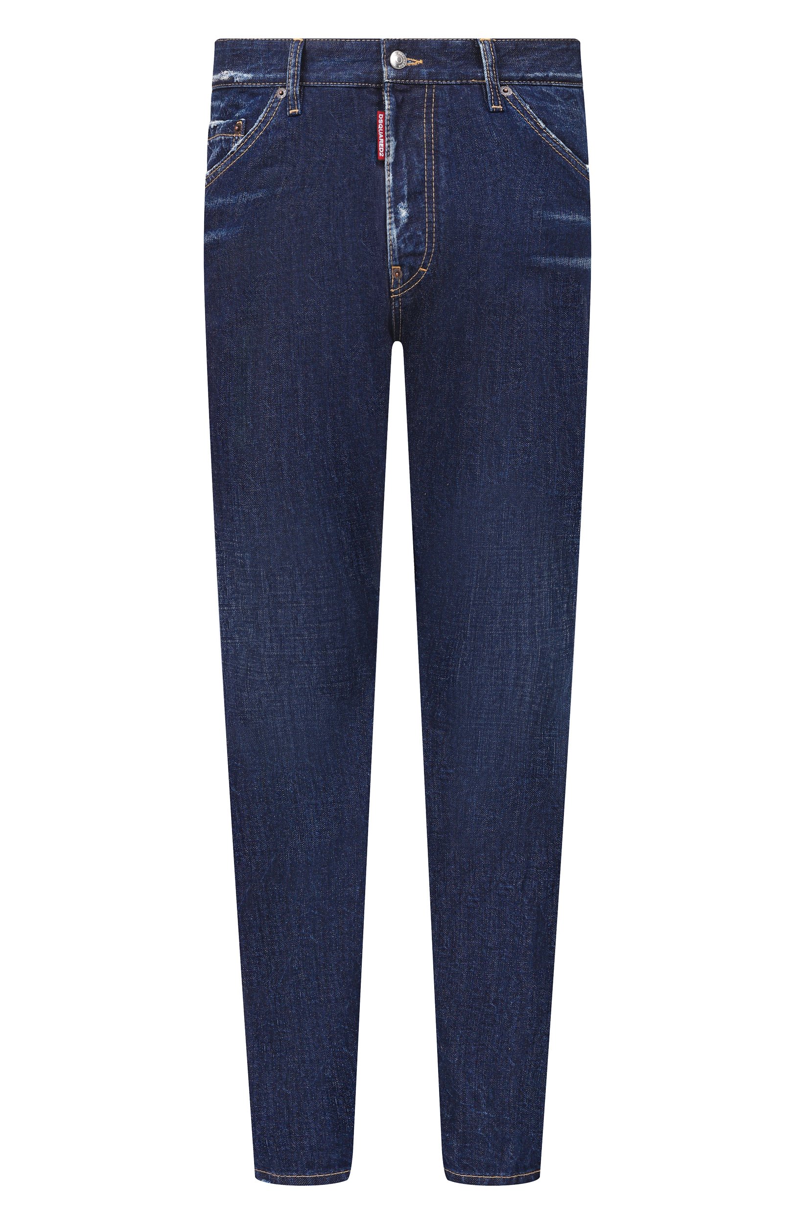 Джинсы teddy DSQUARED2 темно-синего цвета по цене 69950 руб., арт. S71LB1788/D30011, фото 1 Джинсы teddy DSQUARED2, арт. S71LB1788/D30011, фото 1