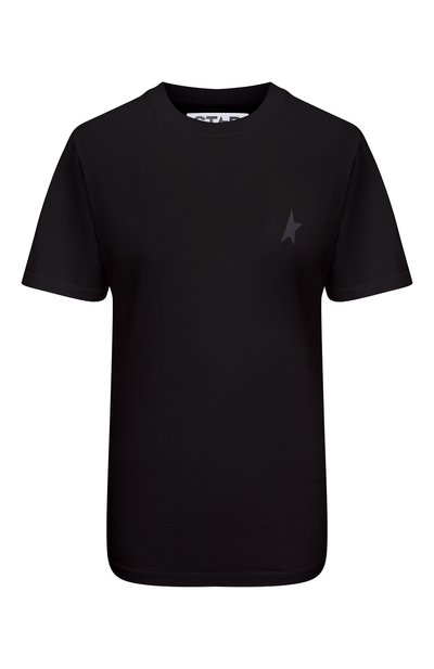 Женская хлопковая футболка GOLDEN GOOSE DELUXE BRAND, арт. GWP01220.P000593