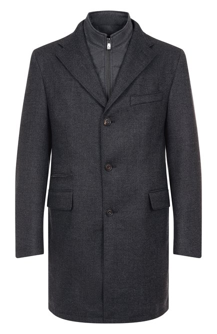 Мужское шерстяное пальто CORNELIANI, арт. 261590-2612500