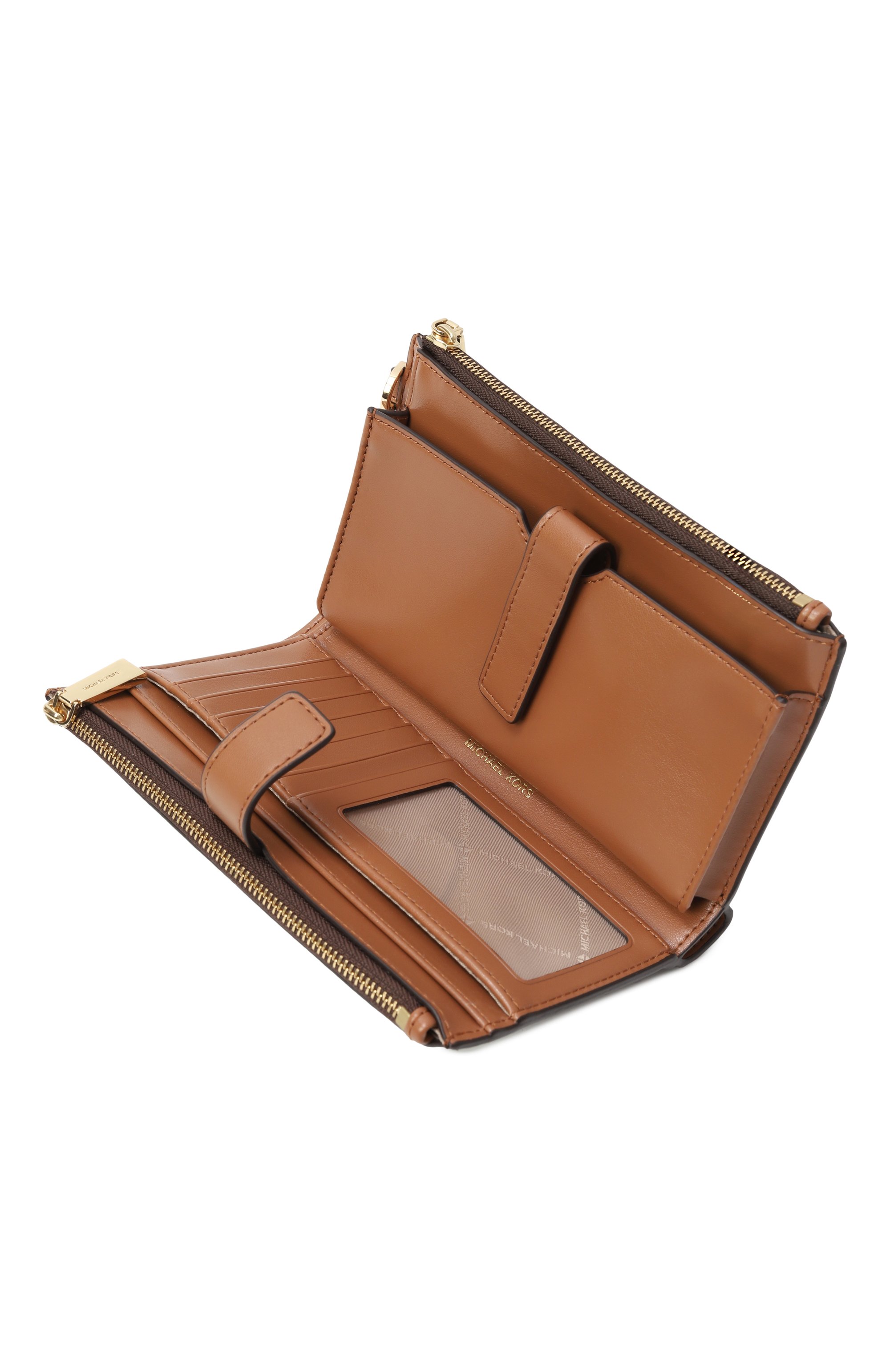 Портмоне jet set MICHAEL MICHAEL KORS темно-коричневого цвета по цене 17200 руб., арт. 32F1GJ6W4B, фото 3 Портмоне jet set MICHAEL MICHAEL KORS, арт. 32F1GJ6W4B, фото 3