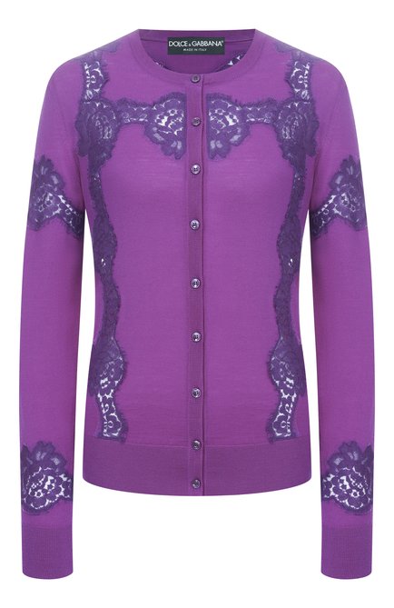 Женский кардиган из шерсти и хлопка DOLCE & GABBANA, арт. FXV05T/JDVCS