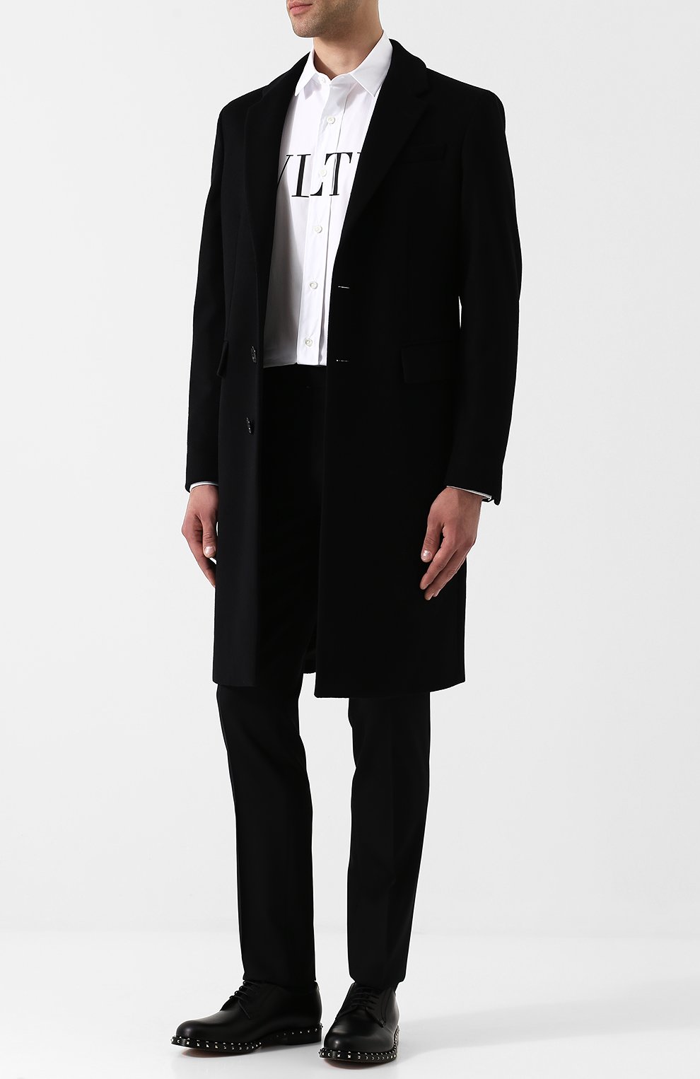 Хлопковая рубашка с воротником кент VALENTINO, арт. QV3AB711TKX, фото 2