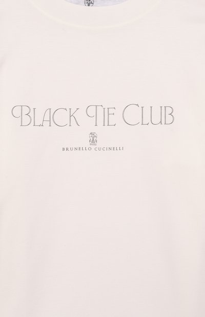 Хлопковая футболка BRUNELLO CUCINELLI, арт. B0B13S154C, фото 3
