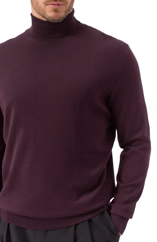 Шерстяная водолазка Van Laack VL-SAINI-F/S00176 Бордовый  VL-SAINI-F/S00176 Фото 5