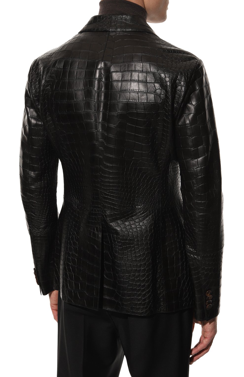 Пиджак из кожи крокодила GIORGIO ARMANI, арт. RSG05P/RSP10, фото 4