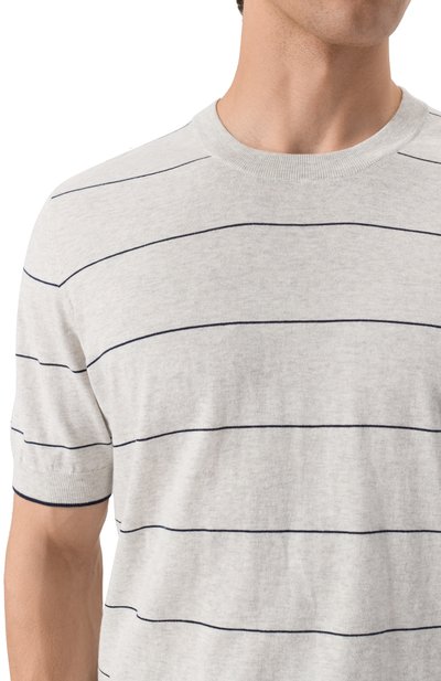 Хлопковый джемпер BRUNELLO CUCINELLI, арт. M29805300, фото 5