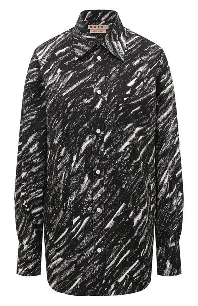 Женская хлопковая рубашка MARNI, арт. CAMA0103S7/UTC431