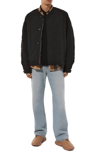 Кожаные кроссовки BURBERRY, арт. 8060225, фото 2