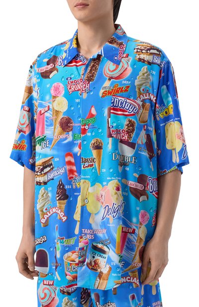 Рубашка из вискозы BALENCIAGA, арт. 852334/TTL24, фото 3