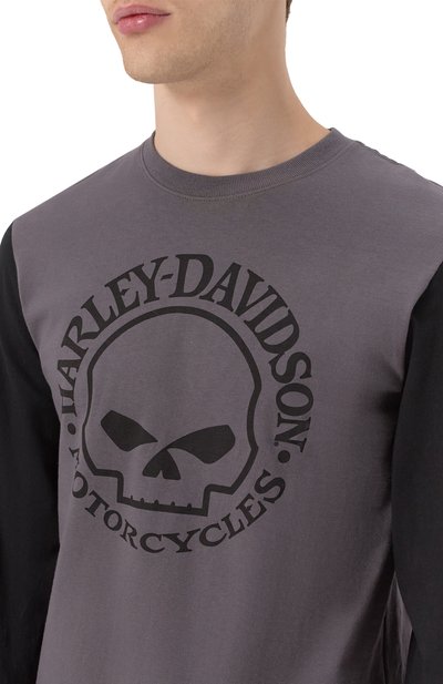 Хлопковый лонгслив HARLEY-DAVIDSON, арт. 99091-24VM, фото 5