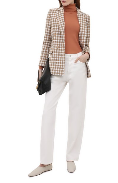 Хлопковый жакет SEVEN LAB бежевого цвета по цене 23100 руб., арт. JK20-tw gold, фото 2 Хлопковый жакет SEVEN LAB, арт. JK20-tw gold, фото 2