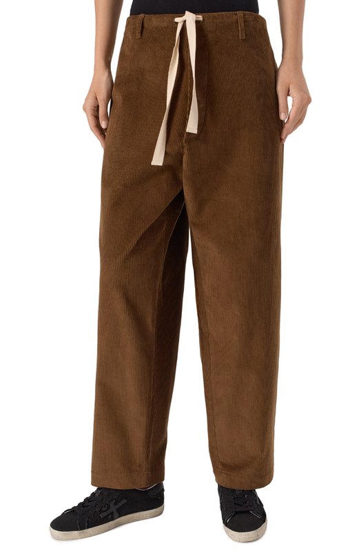 Вельветовые брюки M05CH1NO Jeans V0343/8220 Коричневый  V0343/8220 Фото 3