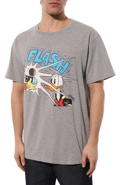 Хлопковая футболка disney x gucci GUCCI, арт. 548334 XJDAE, фото 3